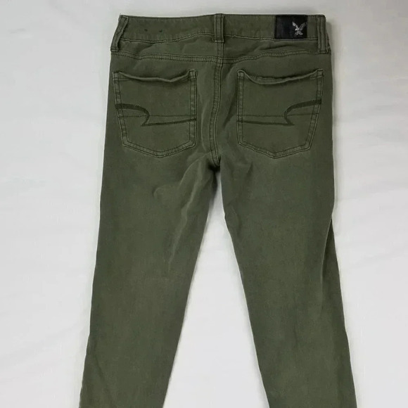 American Eagle Green 360 super Stretch Jegging 0 - Picture 7 of 10